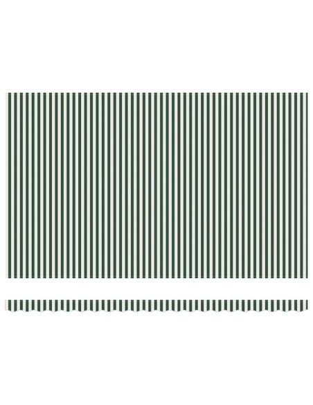 Telo di ricambio per tenda da sole Verde e Bianco 480 x 295 cm