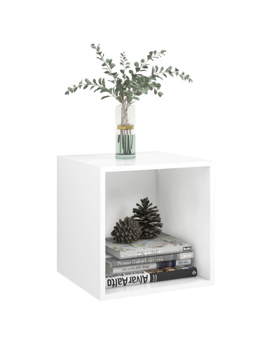Mobili a Muro 4pz Bianchi 37x37x37 cm in Legno Multistrato