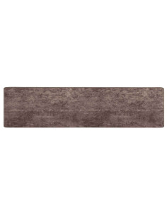 Runner Tappeto MARSA Grigio 450 x 80 cm Poliestere e PVC 2