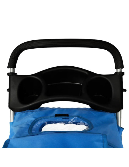 Passeggino per Cani 15 kg Blu