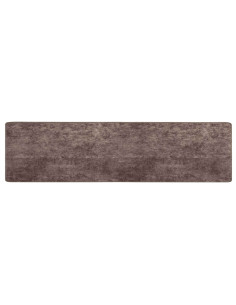 Runner Tappeto MARSA Grigio 400 x 100 cm Poliestere e PVC 2
