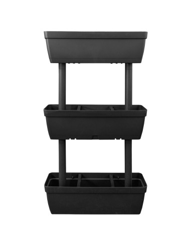 Fioriere da Giardino 6 pz 100 cm Antracite