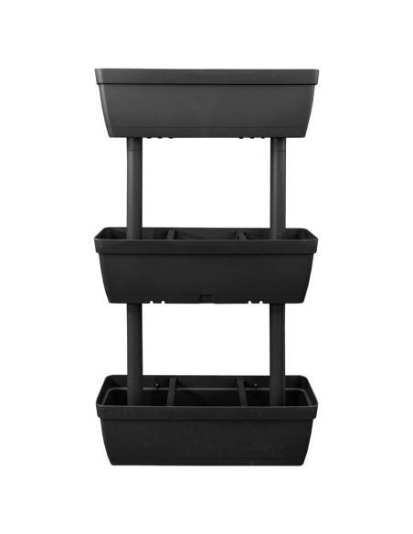 Fioriere da Giardino 6 pz 100 cm Antracite