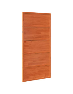 Porta del fienile Marrone cerato Legno Massello di Pino 2