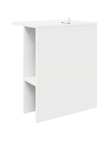 Tavolino da salotto Bianco 40 x 30 x 49 cm Legno ingegnerizzato