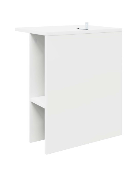 Tavolino da salotto Bianco 40 x 30 x 49 cm Legno ingegnerizzato