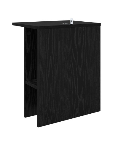 Tavolino da salotto Rovere Nero 40 x 30 x 49 cm