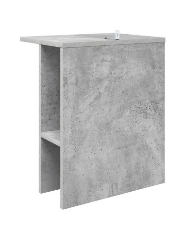 Tavolino da salotto Grigio Cemento 40 x 30 x 49 cm