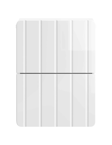 Mobiletto da notte a muro Bianco Lucido 33 x 34,5 x 43 cm