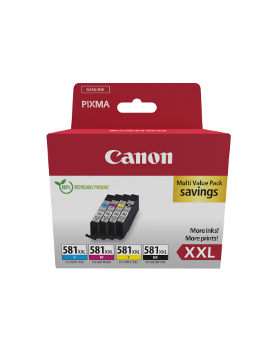 Canon 1998C006 cartuccia d'inchiostro 4 pz Originale Nero, Ciano, Magenta, Giallo