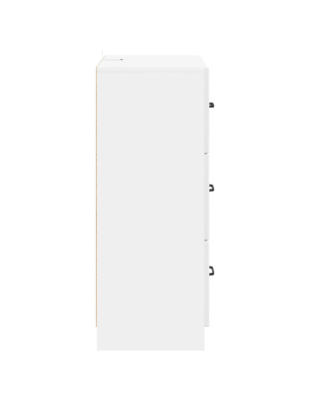 Mobile con Cassetti Bianco Lucido 66 x 34,5 x 87 cm