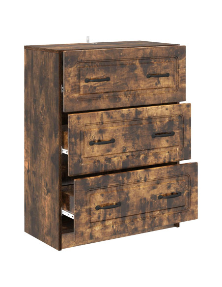 Mobile con Cassetti Rovere Fumo 66 x 34,5 x 87 cm