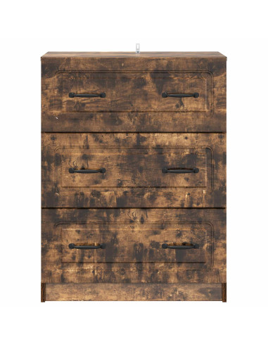 Mobile con Cassetti Rovere Fumo 66 x 34,5 x 87 cm