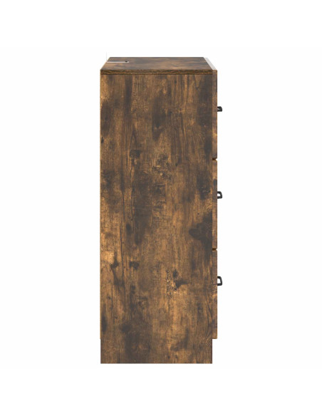 Mobile con Cassetti Rovere Fumo 66 x 34,5 x 87 cm