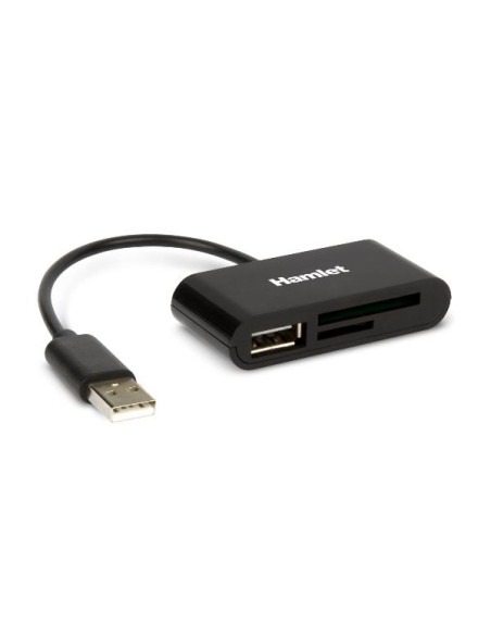 LETTORE MEMORIE SD/MICROSD USB-A