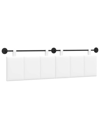 Testata appesa Rigato Bianco 190 x 55 x 5 cm Tessuto