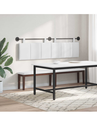 Testata appesa Rigato Bianco 190 x 55 x 5 cm Tessuto
