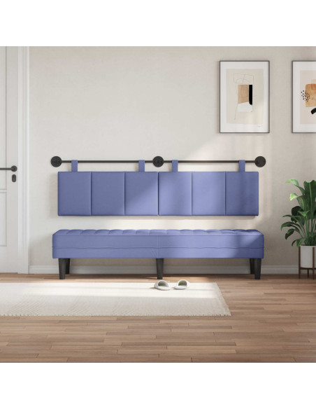Testata appesa Rigato Blu jeans 190 x 55 x 5 cm Tessuto