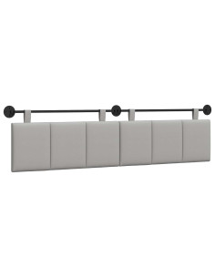 Testata appesa Rigato Grigio Nuvola 210 x 55 x 5 cm Tessuto 2
