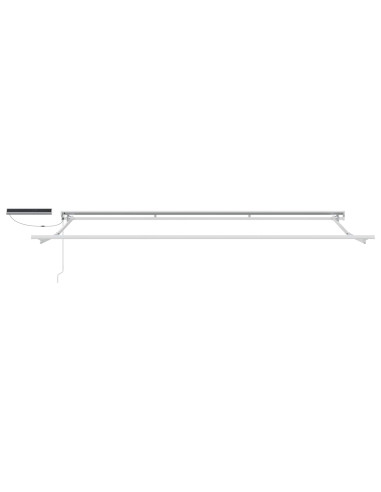 Tettuccio Elettrico Retrattile Marrone 5 × 3,5 m
