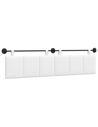 Testata appesa Rigato Bianco 210 x 55 x 5 cm Tessuto