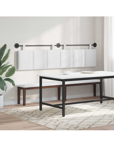 Testata appesa Rigato Bianco 210 x 55 x 5 cm Tessuto