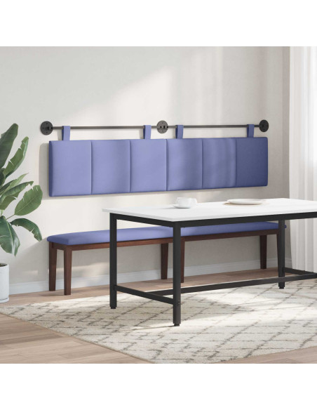 Testata appesa Rigato Blu jeans 210 x 55 x 5 cm Tessuto