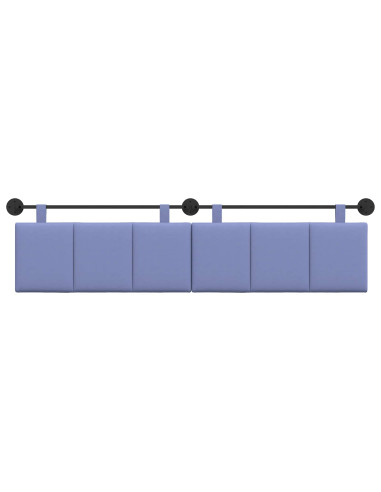 Testata appesa Rigato Blu jeans 210 x 55 x 5 cm Tessuto