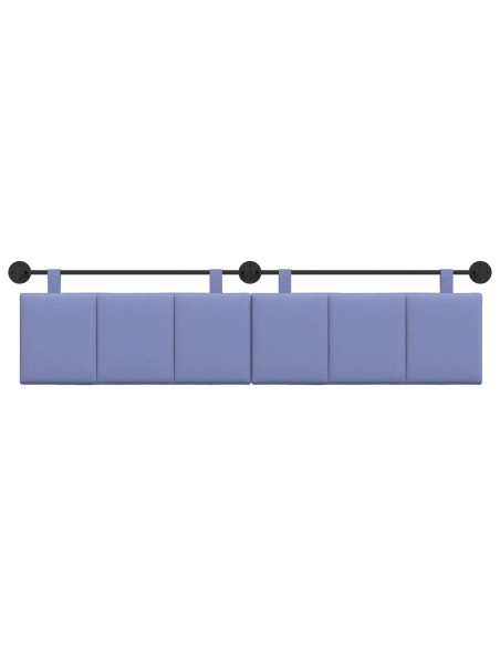 Testata appesa Rigato Blu jeans 210 x 55 x 5 cm Tessuto