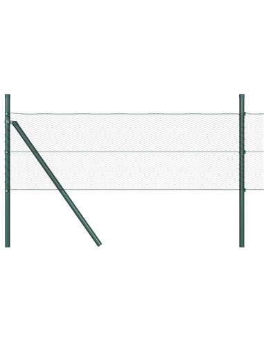 Palo della recinzione Grigio 100 x 0,5 m (rete da 13 mm)