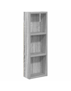 Armadio da bagno a muro Sonoma grigia 20 x 10 x 60,5 cm 2