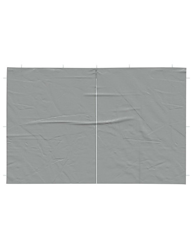 Parete per tenda da festa 2 pcs Grigio Chiaro 400 x 195 cm