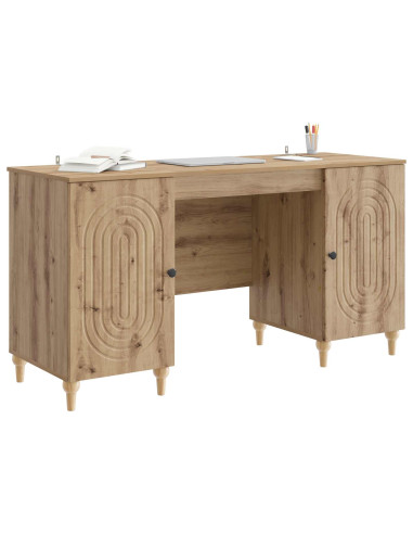 Scrivania con lo scaffale Rovere Artigianale 142,5 x 50 x 75 cm