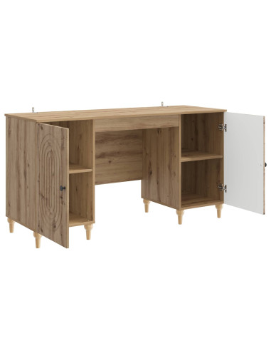 Scrivania con lo scaffale Rovere Artigianale 142,5 x 50 x 75 cm