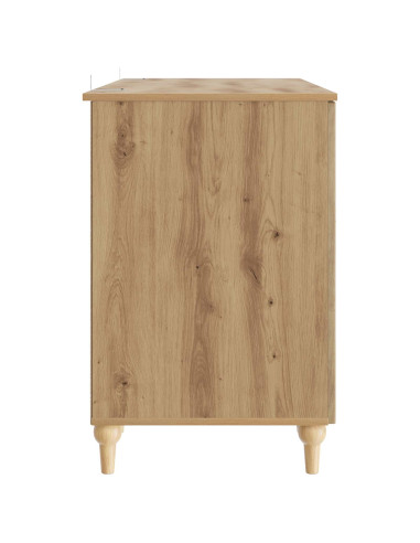 Scrivania con lo scaffale Rovere Artigianale 142,5 x 50 x 75 cm