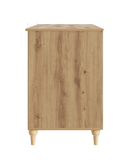 Scrivania con lo scaffale Rovere Artigianale 142,5 x 50 x 75 cm