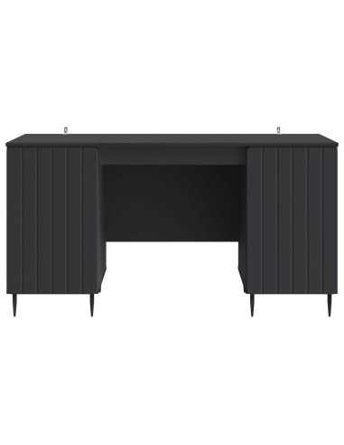 Scrivania Nero 142,5 x 50 x 75 cm Legno ingegnerizzato