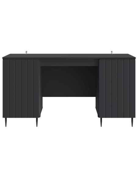Scrivania Nero 142,5 x 50 x 75 cm Legno ingegnerizzato