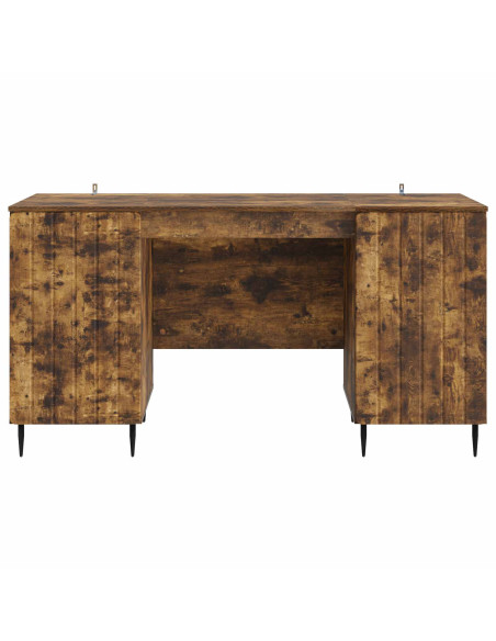 Scrivania Rovere Fumo 142,5 x 50 x 75 cm Legno ingegnerizzato