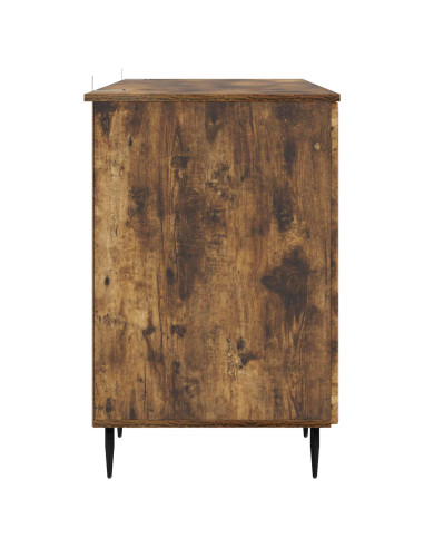 Scrivania Rovere Fumo 142,5 x 50 x 75 cm Legno ingegnerizzato
