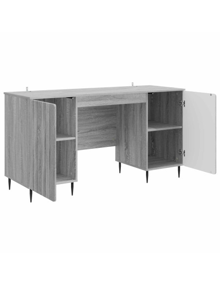 Scrivania Grigio Sonoma 142,5 x 50 x 75 cm Legno ingegnerizzato