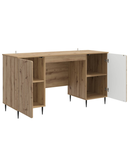 Scrivania con lo scaffale Rovere Artigianale 142,5 x 50 x 75 cm
