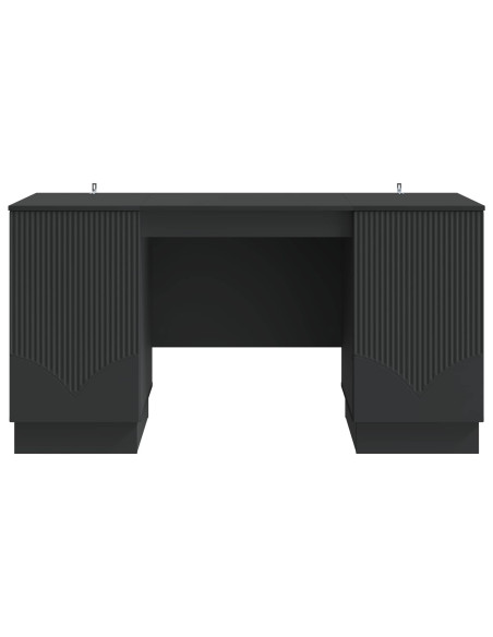 Scrivania Nero 142,5 x 50 x 75 cm Legno ingegnerizzato