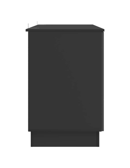Scrivania Nero 142,5 x 50 x 75 cm Legno ingegnerizzato