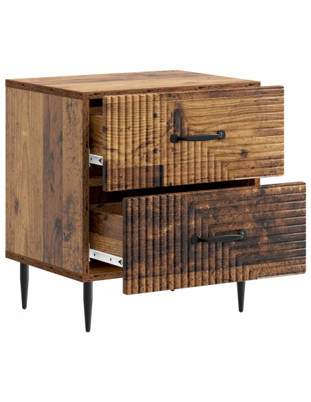 Armadio da Notte con cassetto Legno antico 43 x 34,5 x 47,5 cm