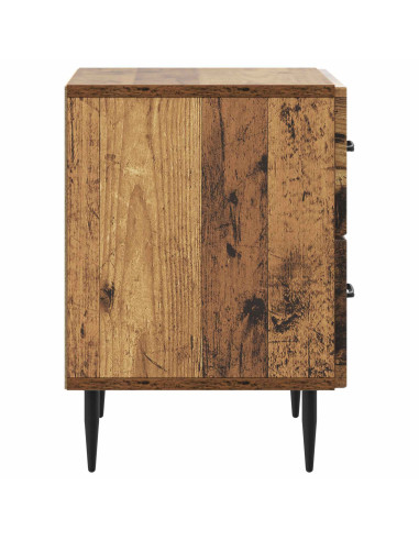 Armadio da Notte con cassetto Legno antico 43 x 34,5 x 47,5 cm