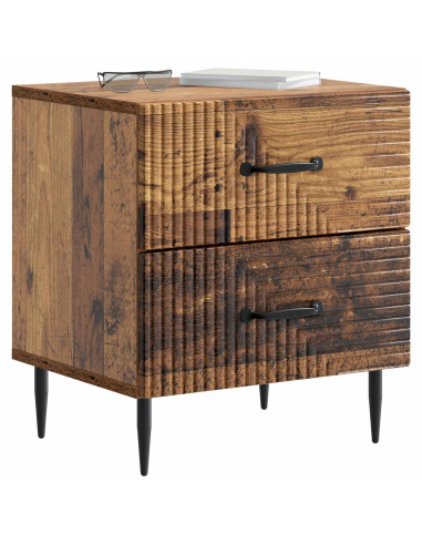 Armadio da Notte 2 pcs Legno antico 43 x 34,5 x 47,5 cm