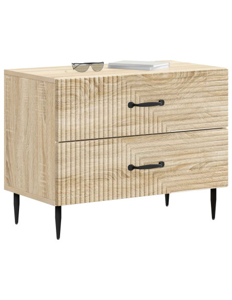 Armadio da Notte con cassetto Rovere Sonoma 62 x 34,5 x 47,5 cm