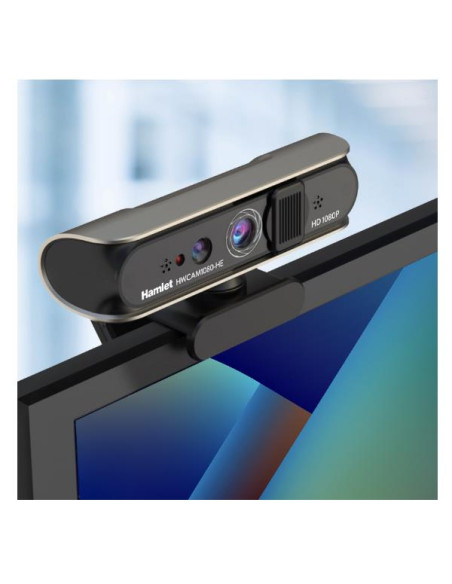 WEBCAM USB MIC 1080P PRIV.COVER+HE