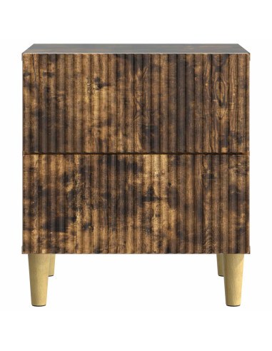 Armadio da Notte con cassetto Rovere Fumo 62 x 34,5 x 47,5 cm